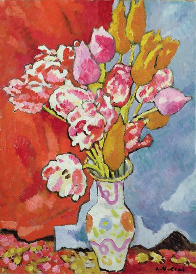 Tulips by Louis Valtat