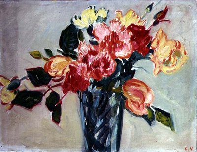 Vase of Roses by Louis Valtat