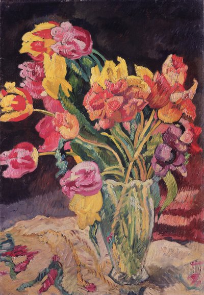 Vase of Tulips by Louis Valtat