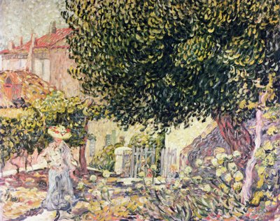 Woman in the Garden by Louis Valtat