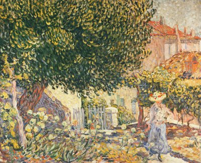 Woman in the Garden by Louis Valtat