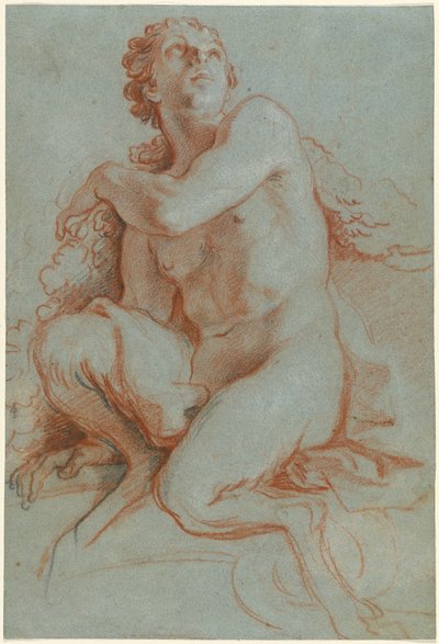 Seated Faun by Louis de Boullogne the Younger