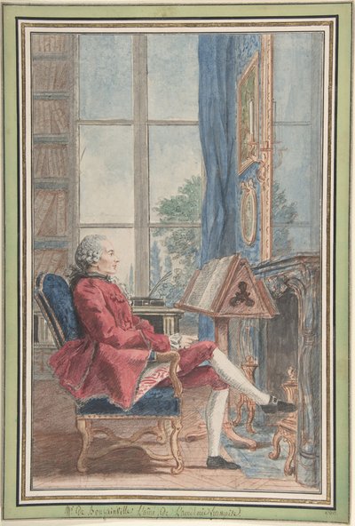 Jean-Pierre de Bougainville by Louis de Carmontelle