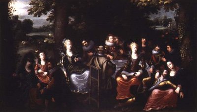 Garden Party by Louis de Caullery