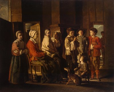 The Visit to the Grandmother by Louis le Nain