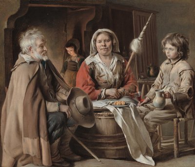 Peasant Interior by Louis le Nain
