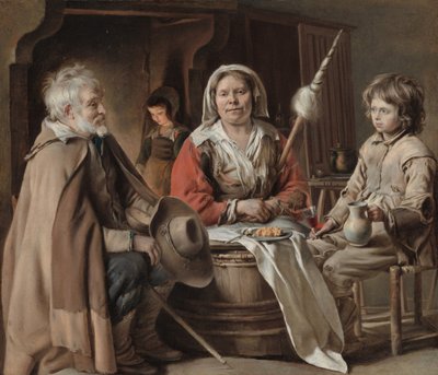 Peasant Interior by Louis le Nain