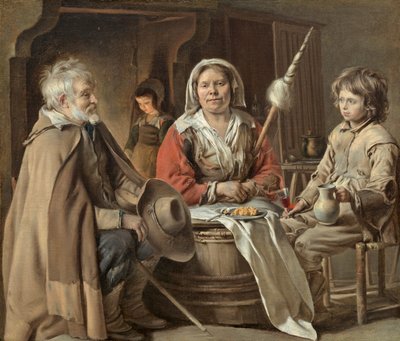 Peasant Interior by Louis le Nain