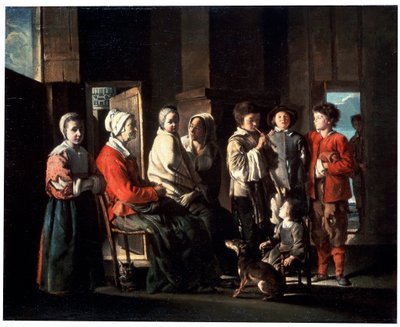 The Visit to the Grandmother by Louis le Nain