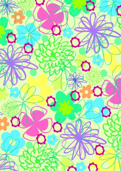 Graphic Flowers by Louisa Hereford