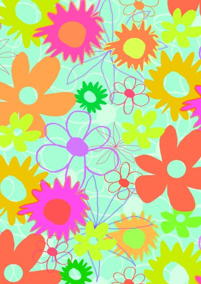 Mixed Flowers by Louisa Hereford