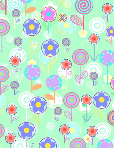 Overlayer Flowers by Louisa Hereford
