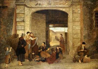 The Eternal Door Cairate, Lombardy, 1876 by Louisa Starr