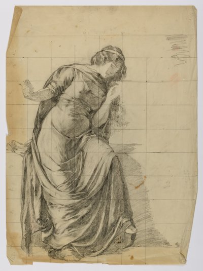 Untitled (Draped Female Figure) by Louise Cox
