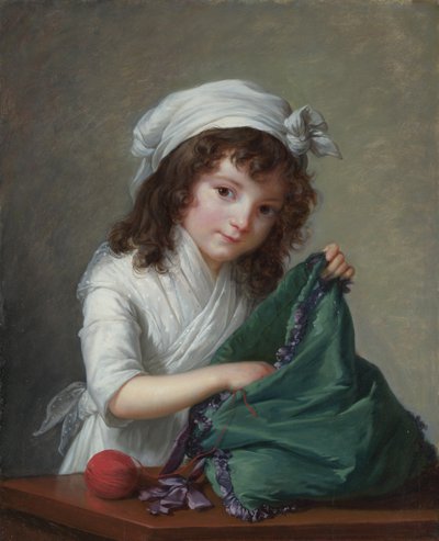 Mademoiselle Alexandrine-Emilie Brongniart by Elisabeth Louise Vigee Lebrun