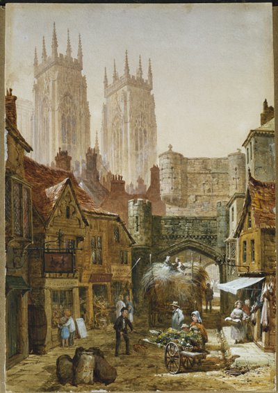 Bootham Bar, York by Louise Ingram Rayner