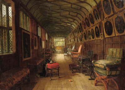 The Brown Gallery, Knole, Kent by Louise Ingram Rayner