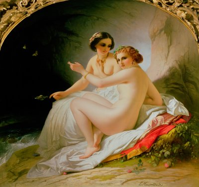 The Bathers, 1830 by Louise Marie Jeanne Hersent