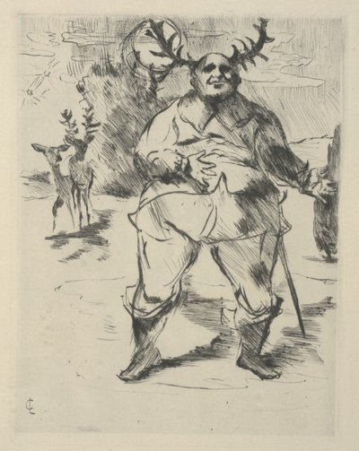 Falstaff by Lovis  Corinth