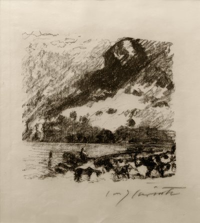 Mountain Lake by Lovis Corinth