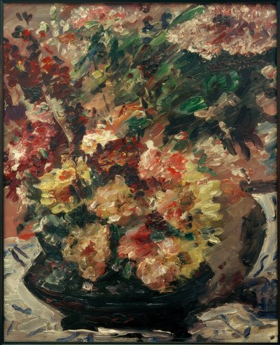 Flowers in a Bronze Pot by Lovis Corinth