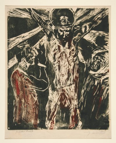 Christ on the Cross by Lovis Corinth