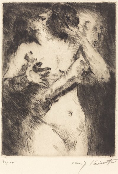 Der Kuss by Lovis Corinth