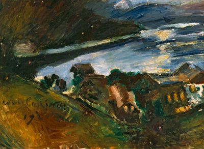 The Walchensee by Moonlight by Lovis Corinth