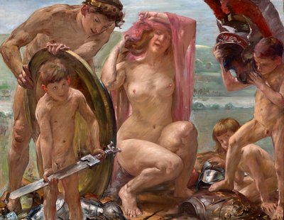 The Weapons of Mars by Lovis Corinth