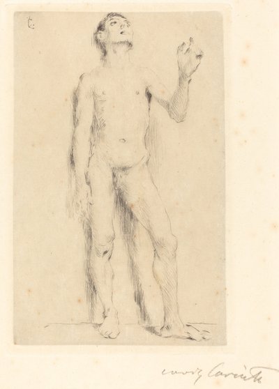 Young Male Nude by Lovis Corinth