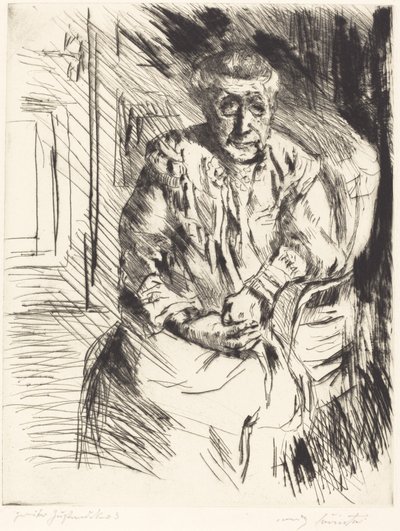 Mother-in-Law by Lovis Corinth