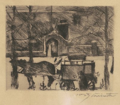 Milk Wagon, 1916 by Lovis Corinth