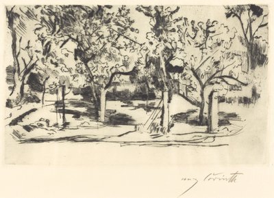 Orchard by Lovis Corinth