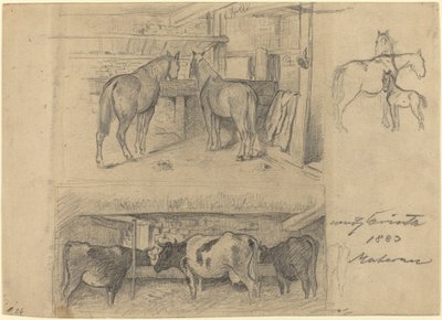 The Barn by Lovis Corinth