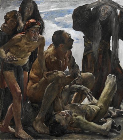 The Mourning by Lovis Corinth