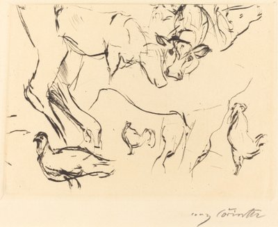 Animal Studies by Lovis Corinth