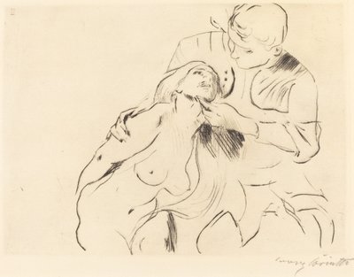 The Reconciliation by Lovis Corinth