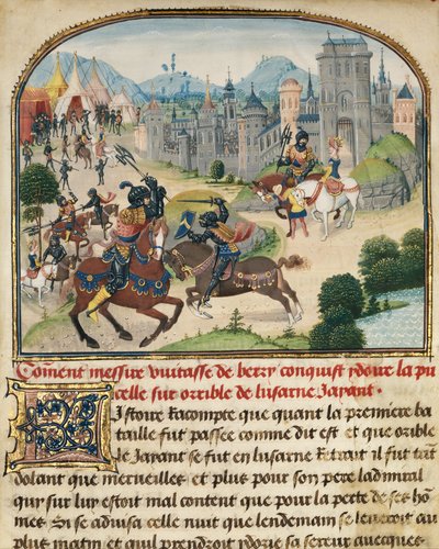 The Abduction of Ydoire by Loyset Liedet