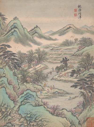 Eight landscapes by Lu Han
