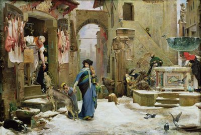 The Wolf of Gubbio by Luc Olivier Merson