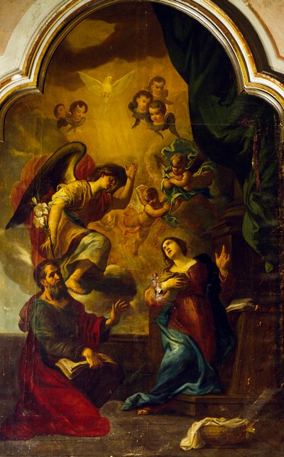 Annunciation by Luca Cambiaso
