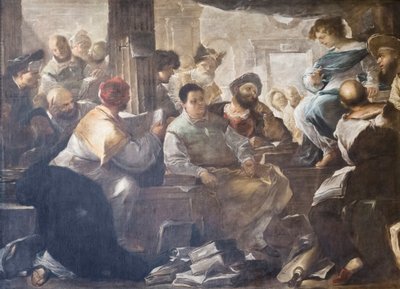 Christ Among the Doctors by Luca Giordano