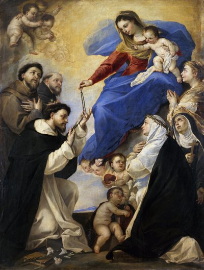 Our Lady of the Rosary by Luca Giordano