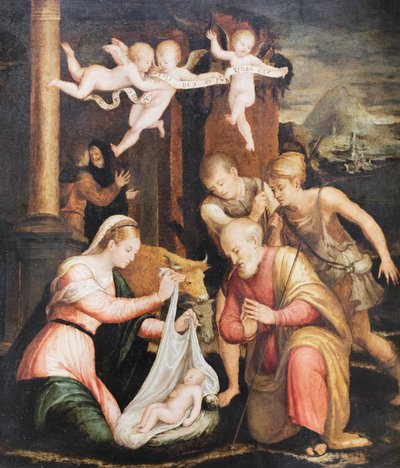 Adoration of the Shepherds by Luca Longhi