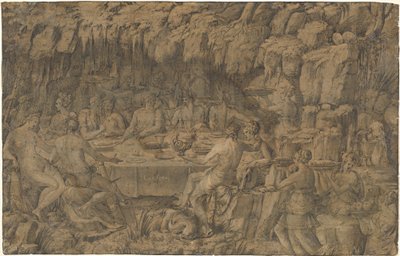 The Banquet of Achelous by Luca Penni