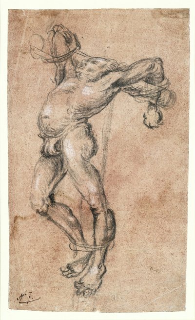 Thief on the Cross, Facing Left by Lucas Cranach the Elder