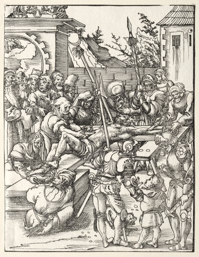 Martyrdom of St. Bartholomew by Lucas Cranach