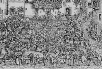 Tournament - 1 by Lucas Cranach d.Æ.