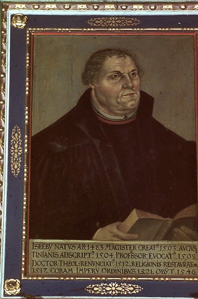 Portrait of Martin Luther by Lucas Cranach the Elder