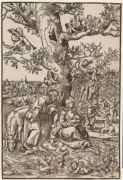Rest on the Flight into Egypt by Lucas Cranach the Elder